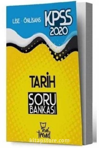 2020 KPSS Lise Ön Lisans Tarih Soru Bankası