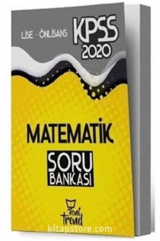 2020 KPSS Lise Ön Lisans Matematik Soru Bankası