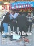Stratejik Analiz Mayıs 2003 - Cilt:4 Sayı: 37
