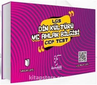 8. Sınıf LGS Cep Test Din Kültürü ve Ahlak Bilgisi