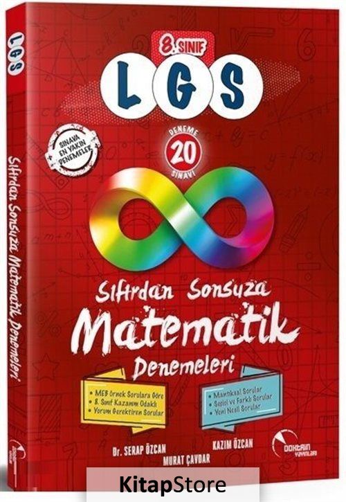 8.Sınıf LGS Sıfırdan Sonsuza Matematik 20 Deneme