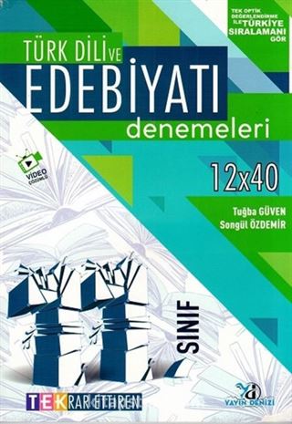 11. Sınıf Türk Dili ve Edebiyatı TEK Serisi Denemeleri
