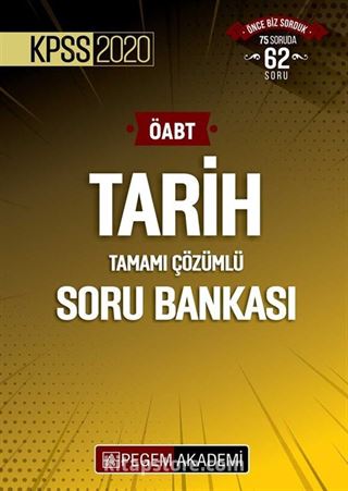 2020 KPSS ÖABT Tarih Tamamı Çözümlü Soru Bankası