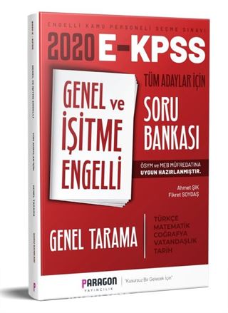 2020 EKPSS Genel ve İşitme Engelli Tüm Adaylar İçin Genel Tarama Soru Bankası
