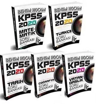 2020 KPSS Genel Yetenek Genel Kültür Tamamı Çözümlü Soru Bankası Seti (5 Kitap)