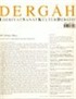 Dergah Edebiyat Sanat Kültür Dergisi / Mayıs 2003 - Sayı 159