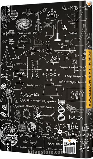 Formulas Notebook - Özel Tasarım Defter (Kalem Tutacağı Hediyeli)
