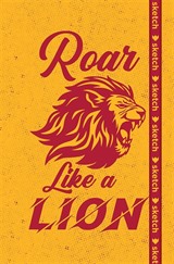 Roar Like a Lion - Özel Tasarım Defter (Kalem Tutacağı Hediyeli)