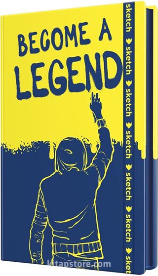 Become a Legend - Özel Tasarım Defter (Kalem Tutacağı Hediyeli)