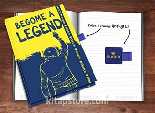 Become a Legend - Özel Tasarım Defter (Kalem Tutacağı Hediyeli)