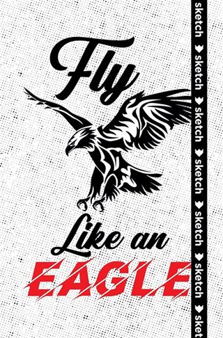 Fly Like an Eagle - Özel Tasarım Defter (Kalem Tutacağı Hediyeli)