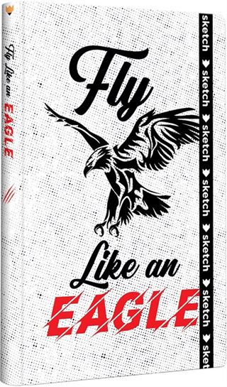 Fly Like an Eagle - Özel Tasarım Defter (Kalem Tutacağı Hediyeli)