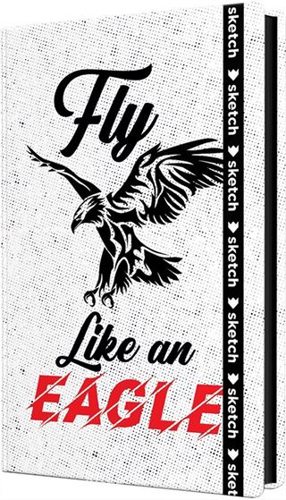 Fly Like an Eagle - Özel Tasarım Defter (Kalem Tutacağı Hediyeli)