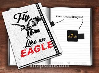 Fly Like an Eagle - Özel Tasarım Defter (Kalem Tutacağı Hediyeli)