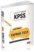 KPSS Genel Yenetek-Genel Kültür Çek Kopar Yaprak Test