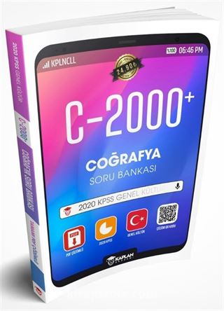 2020 KPSS Genel Kültür C-2000 Plus Coğrafya Soru
