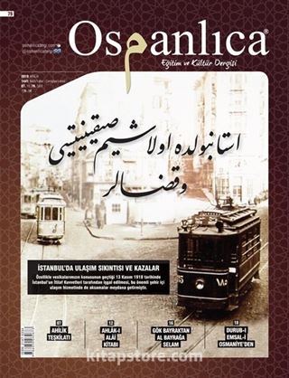 Osmanlıca Eğitim ve Kültür Dergisi Aralık 2019