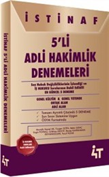 İstinaf 5'li Adli Hakimlik Denemeleri