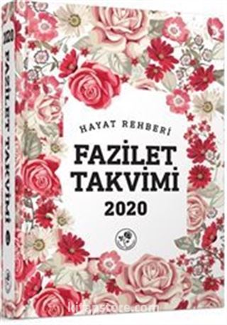 2020 Fazilet Takvimi Yurtiçi 6. Bölge Ciltli Takvim-2. hamur (10x14)