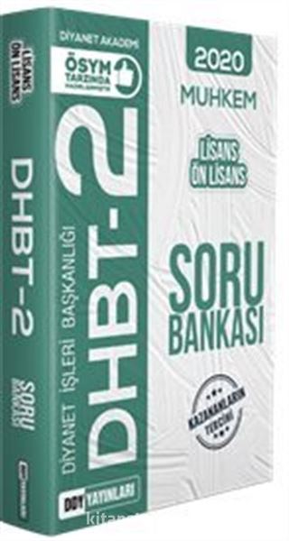 2020 DHBT 2 Muhkem Serisi Lisans-Önlisans Soru Bankası