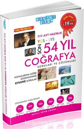TYT AYT Hazırlık Son 54 Yıl Coğrafya Soruları ve Çözümleri
