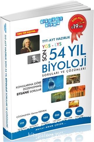 TYT AYT Hazırlık Son 54 Yıl Biyoloji Soruları Ve Çözümleri