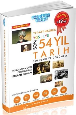 TYT AYT Hazırlık Son 54 Yıl Tarih Soruları ve Çözümleri