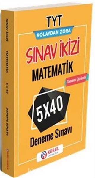 TYT Matematik Sınav ikizi Tamamı Çözümlü 5x40 Deneme Sınavı
