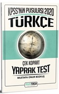 2020 KPSS'nin Pusulası Türkçe Çek Kopart Yaprak Test