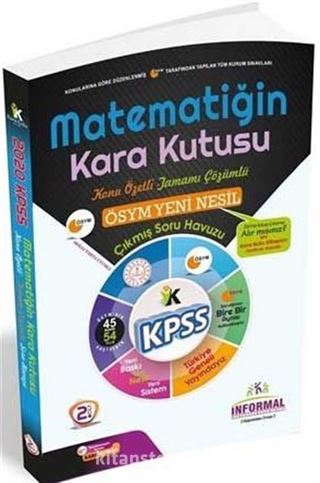2020 KPSS Matematiğin Kara Kutusu 2. Cilt Çıkmış Sorular Konu Özetli Soru Bankası