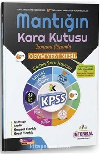 2020 KPSS Mantığın Kara Kutusu Çıkmış Sorular Soru Bankası Çözümlü