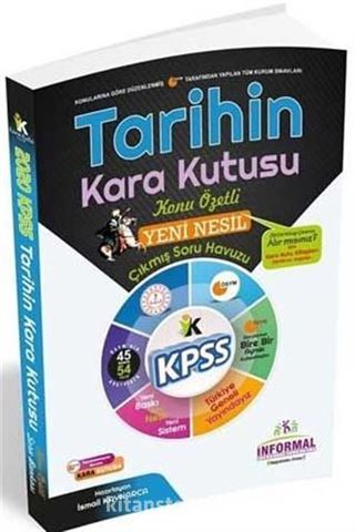 2020 KPSS Tarihin Kara Kutusu Çıkmış Sorular Konu Özetli Soru Bankası