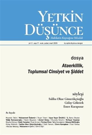 Yetkin Düşünce Sayı:9 Ocak-Şubat-Mart 2020