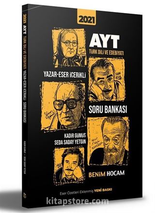 AYT Türk Dili ve Edebiyatı Yazar-Eser İçerikli Soru Bankası