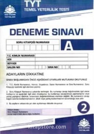 TYT Kurumsal Deneme Sınavı 2