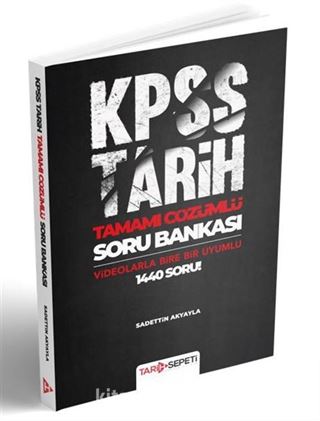 2020 KPSS Tamamı Çözümlü Tarih Sepeti Soru Bankası