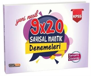 2021 KPSS Yeni Nesil Tamamı Çözümlü 9x20 Sayısal Mantık Denemeleri