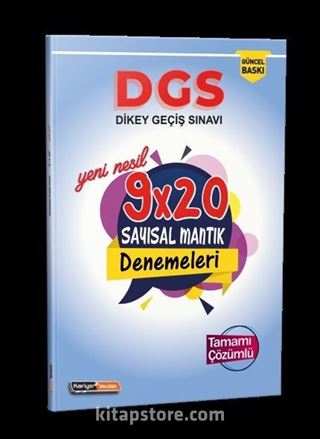 2021 DGS Yeni Nesil Tamamı Çözümlü 9x20 Sayısal Mantık Denemeleri
