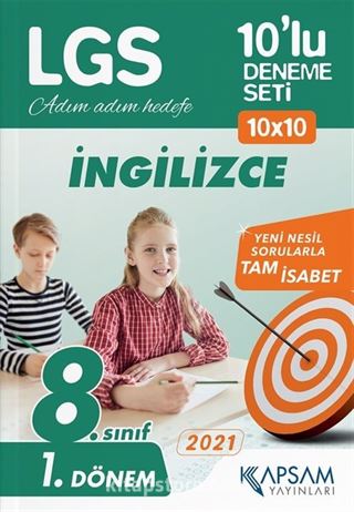 LGS İngilizce 10'lu Deneme Seti