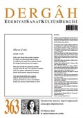 Dergah Edebiyat Sanat Kültür Dergisi Sayı:363 Mayıs 2020