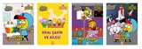 Kral Şakir Boyama Seti (4 Kitap)