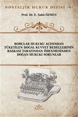 Tüketilen Doğal Kuvvet Bedellerinin Başkası Tarafından Ödenmesinden Doğan Hukuki Sorunlar