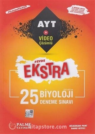 AYT Biyoloji Evde Ekstra 25 Deneme Sınavı