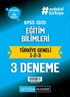 2020 KPSS Eğitim Bilimleri Türkiye Geneli Deneme (1.2.3) 3'lü Deneme Seti