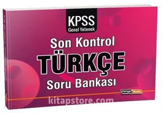 2021 KPSS Genel Yetenek Türkçe Son Kontrol Soru Bankası