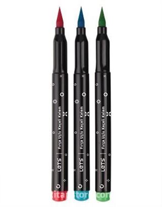 Lets Fırça Uçlu Keçeli Kalem (L-7212 )