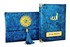 Nubuk Kumaş Kaplı ve Çantalı Yasin Kitabı Seti (Petrol Mavisi)