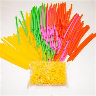 Zekice Eğlenceli Bambu Çubuklar 300 Parça(590663)