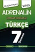 2021 KPSS Adrenalin Türkçe Tamamı Çözümlü 7 Deneme