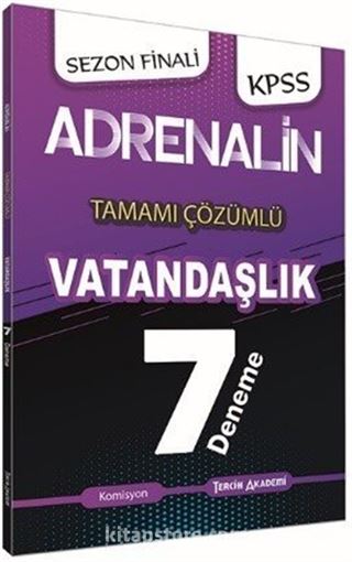 KPSS Adrenalin Vatandaşlık Tamamı Çözümlü 7 Deneme